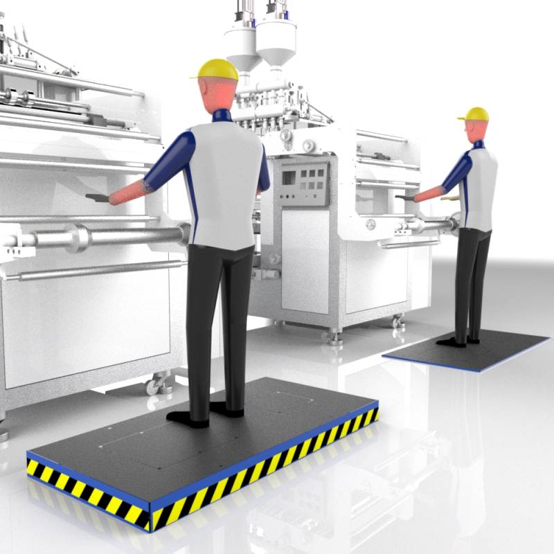 Tavole piattaforma ergonomica per operatore TPO 020