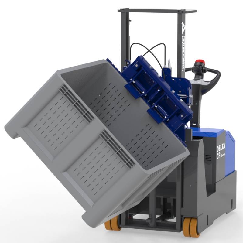 Carrelli con attrezzatura ribalta cassoni Delta CP RCL