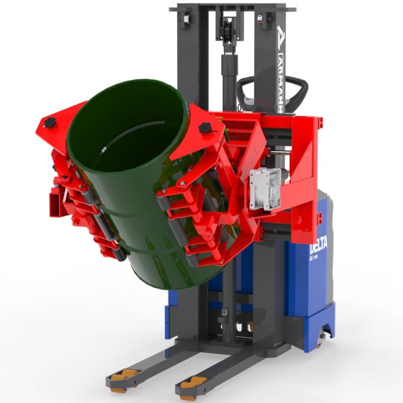 Carrelli con pinza frontale per svuotamento fusti Delta E PRF-F