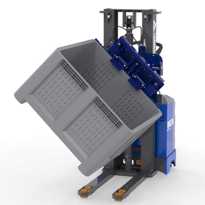 Carrelli con attrezzatura ribalta cassoni Delta E RCL