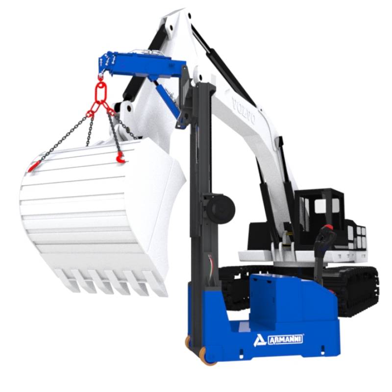 GE 750 - Gru elettrica per manutenzione mezzi pesanti