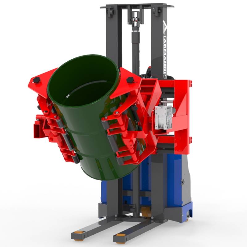 Carrelli con pinza frontale per svuotamento fusti Master PRF-F