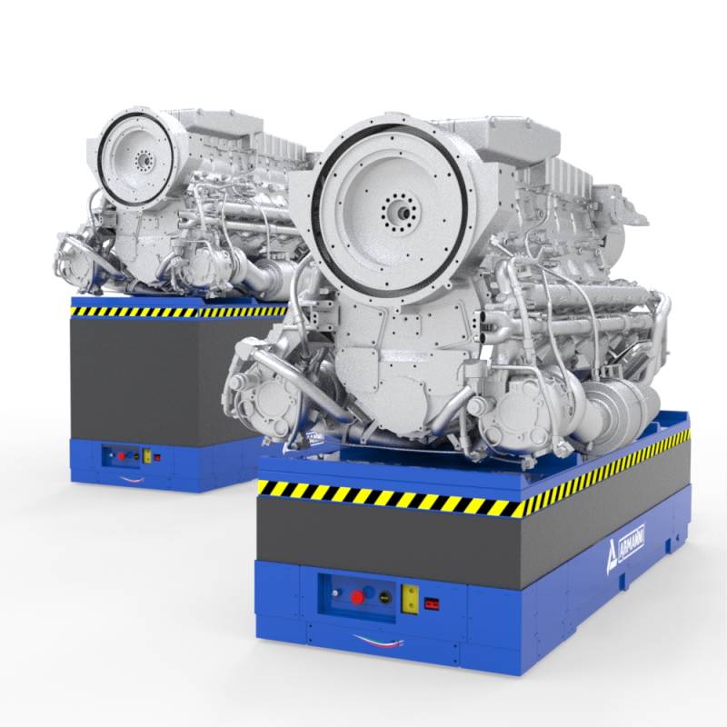 PMO Lift AC-evo - piattaforma mobile con sollevamento per automotive