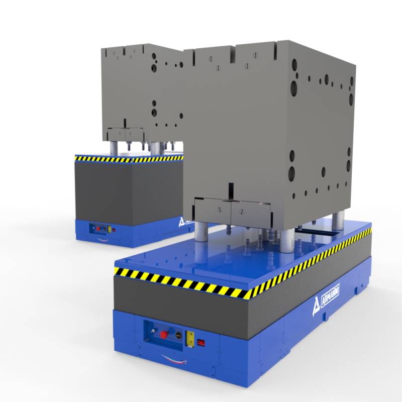 PMO Lift AC-evo - piattaforma mobile con sollevamento per stampi