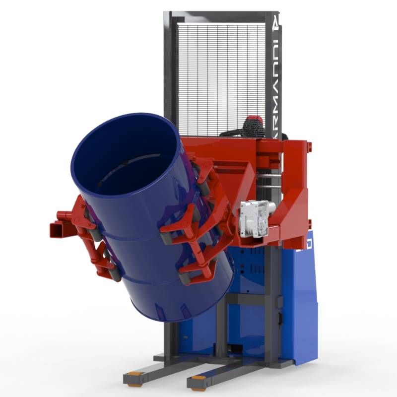 Chariot avec pince frontal pour vider les futs SPD PRF - F