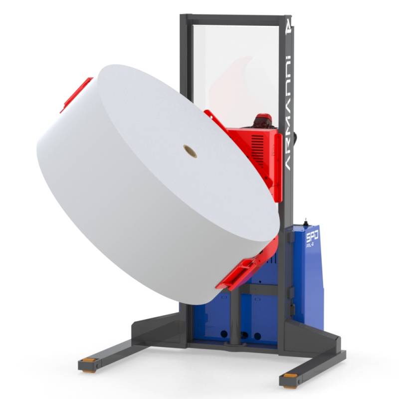 Carrelli con pinza a rotazione laterale per bobine SPD PRL-B