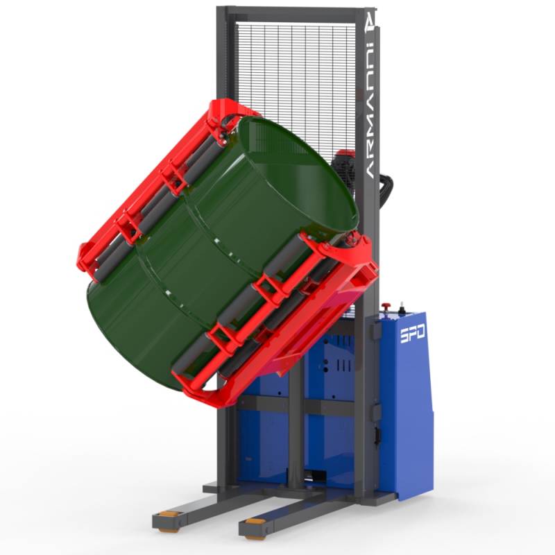 Chariot avec pince lateral pour vider les futs SPD PRL - F